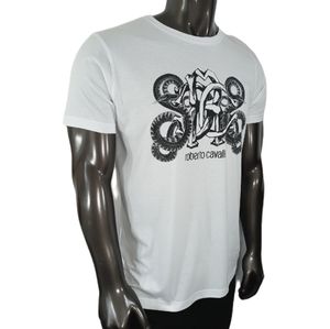 Roberto Cavalli White Crew T-Shirt